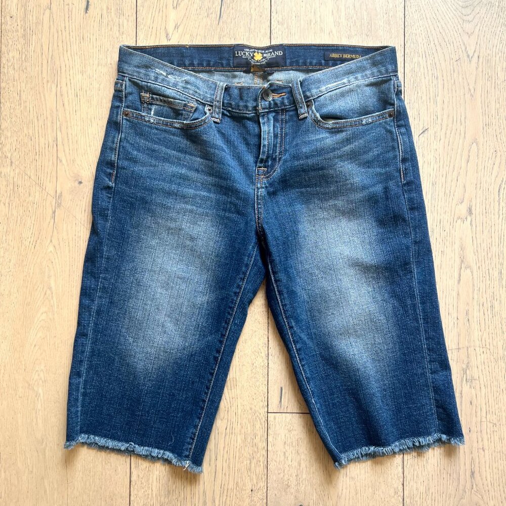 Lucky Brand Abbey Bermuda Shorts - Size 4/27 - Preowned
